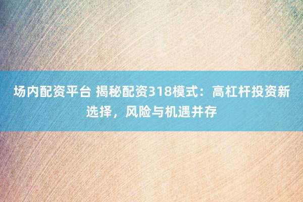 场内配资平台 揭秘配资318模式：高杠杆投资新选择，风险与机遇并存